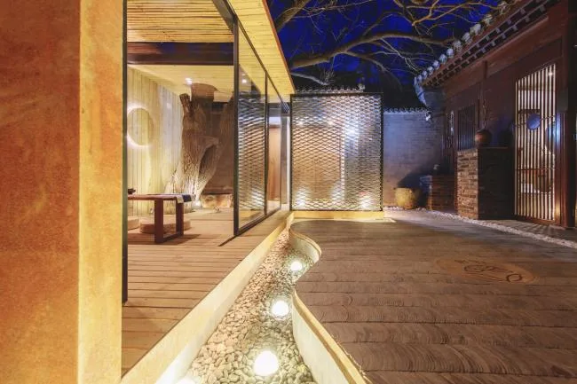 BIM architecture | tile garden/ordinary building