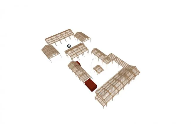 BIM Architecture | Dongsi Hutong Museum - Dongsi 77 Courtyard Upgrading Reform Project/Beijing Chitu Public Art Center