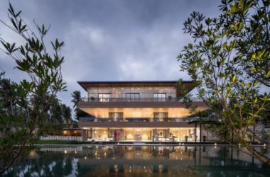 BIM Architecture: Hainan Wenchang Luneng Shanhai Generative Living Hall & Teahouse by Murata Design + Erben Design (Taiwan)-BIM WORLD