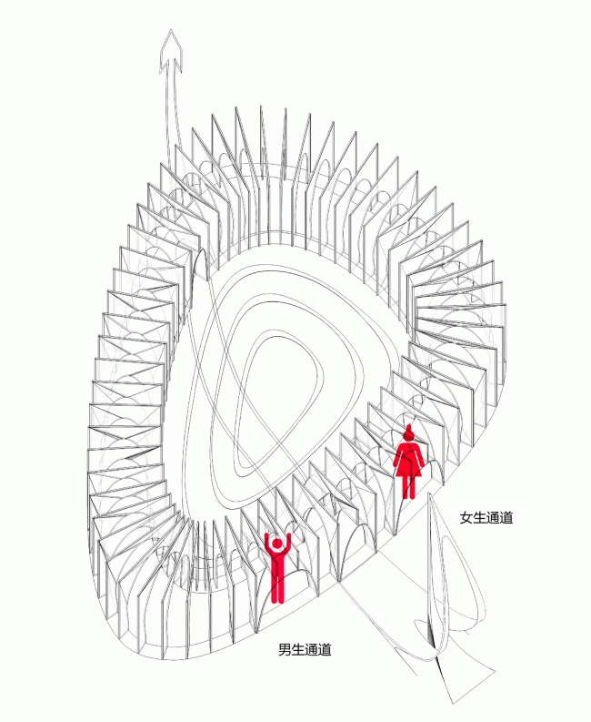 BIM Architecture | Gift for Ordinary Love: Bund Shipyard Love Interaction Assembly/Shanghai Huadu Architectural Planning and Design