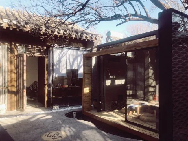BIM architecture | tile garden/ordinary building