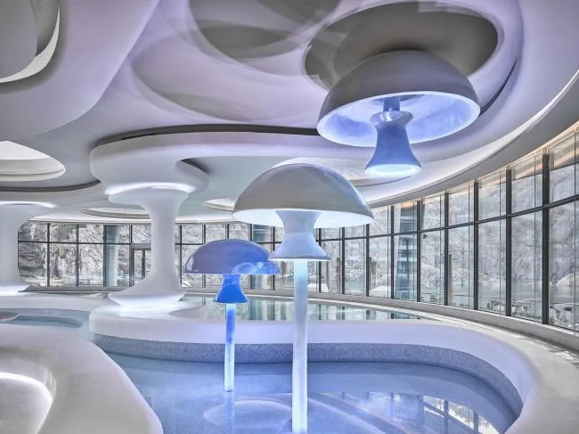 BIM Architecture | Interior Design of Shanghai Sheshan Shimao Shenkeng Intercontinental Hotel/CCD Spray Nose Port Zhengzhong Design Firm