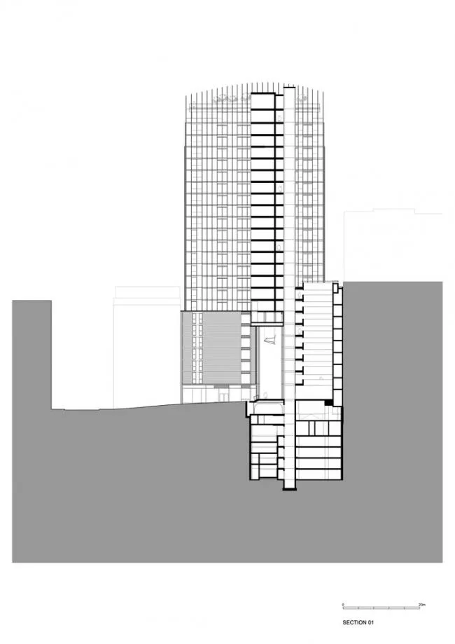BIM Architecture | Curved High rise Apartment/Koichi Takada Architectural Firm