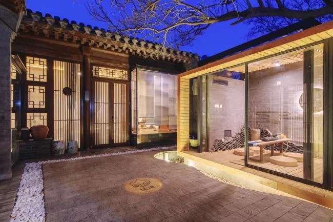 BIM architecture | tile garden/ordinary building