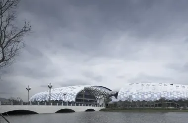 BIM Architecture Integrated with National Geographic Information Governance Forum at Deqing Forever Venue by Zhejiang New Year's Eve School Architectural Design and Research Institute-BIM WORLD