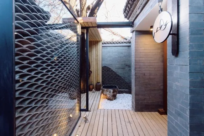 BIM architecture | tile garden/ordinary building