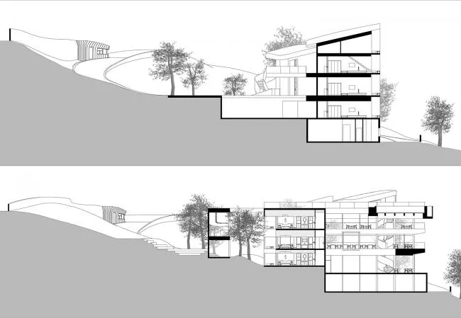 BIM Architecture | The Outline of Mountains: Chongqing Nanshan Community Residence/Linjian Design