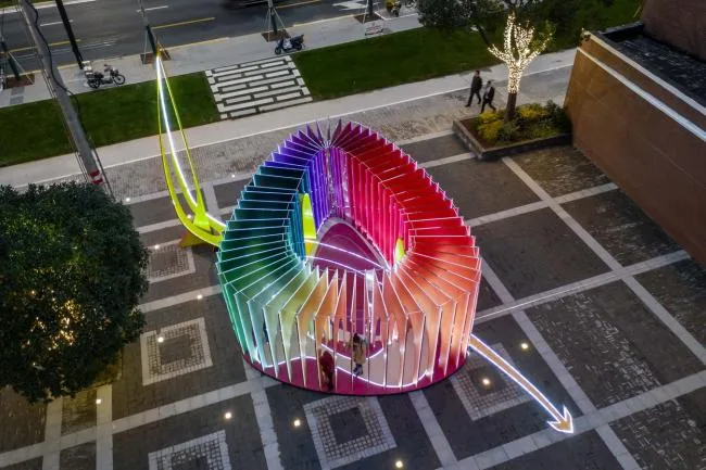 BIM Architecture | Gift for Ordinary Love: Bund Shipyard Love Interaction Assembly/Shanghai Huadu Architectural Planning and Design