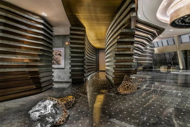 BIM Architecture | Interior Design of Shanghai Sheshan Shimao Shenkeng Intercontinental Hotel/CCD Spray Nose Port Zhengzhong Design Firm