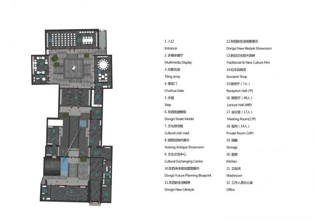 BIM Architecture | Dongsi Hutong Museum - Dongsi 77 Courtyard Upgrading Reform Project/Beijing Chitu Public Art Center