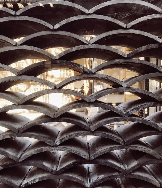 BIM architecture | tile garden/ordinary building