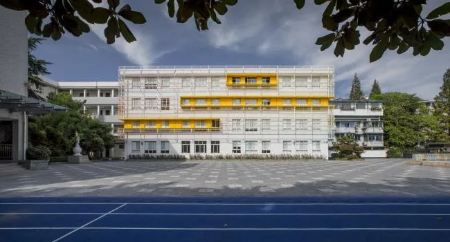 BIM Architecture | Dreamy Blue Playground: Overall Reform of Pujia Primary School and Pujia Campus/Metaphysics+Hangzhou Xiangdi Architecture