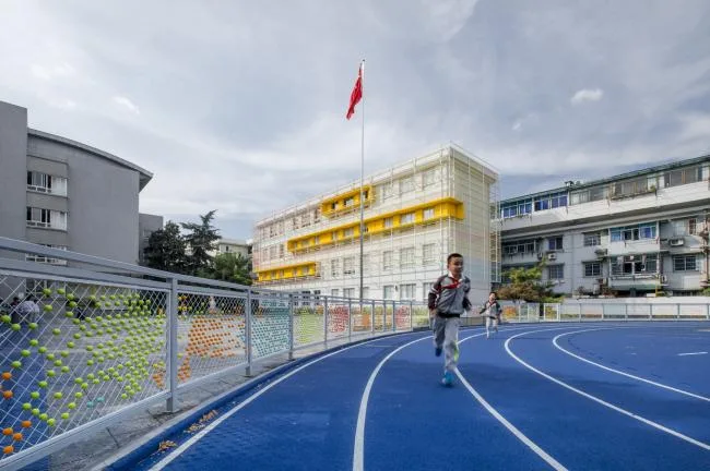 BIM Architecture | Dreamy Blue Playground: Overall Reform of Pujia Primary School and Pujia Campus/Metaphysics+Hangzhou Xiangdi Architecture