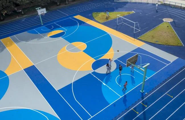 BIM Architecture | Dreamy Blue Playground: Overall Reform of Pujia Primary School and Pujia Campus/Metaphysics+Hangzhou Xiangdi Architecture