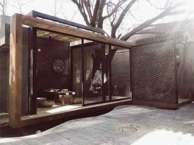 BIM architecture | tile garden/ordinary building
