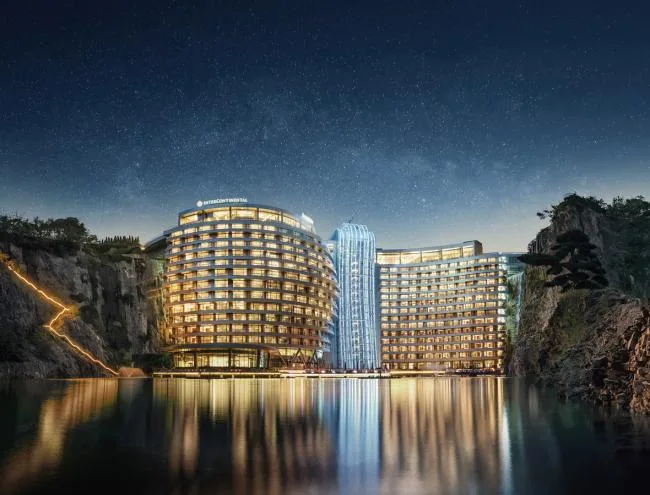 BIM Architecture | Interior Design of Shanghai Sheshan Shimao Shenkeng Intercontinental Hotel/CCD Spray Nose Port Zhengzhong Design Firm