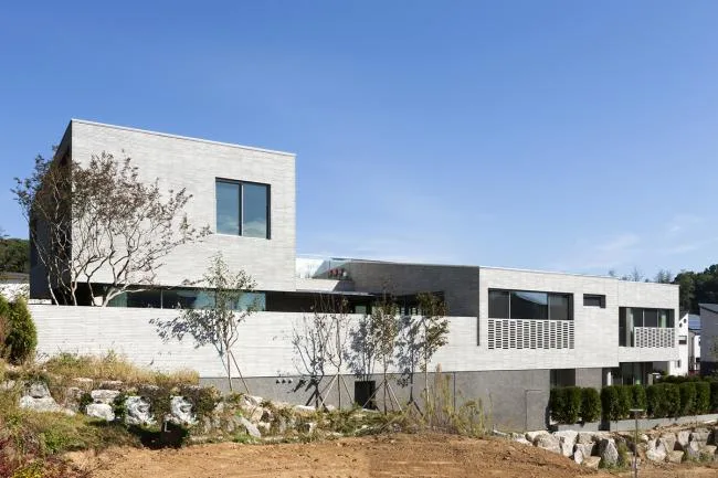 BIM architecture | Three courtyard houses/D • LIM architects