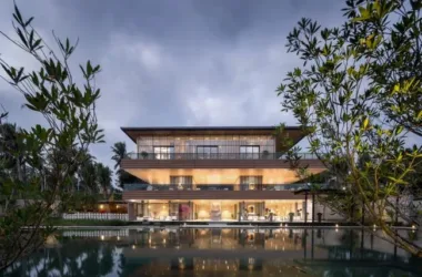 BIM Architecture: Hainan Wenchang Luneng Shanhai Generative Living Hall & Teahouse by Murata Design + Erben Design (Taiwan)-BIM WORLD