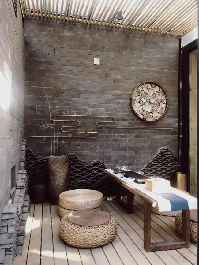 BIM architecture | tile garden/ordinary building