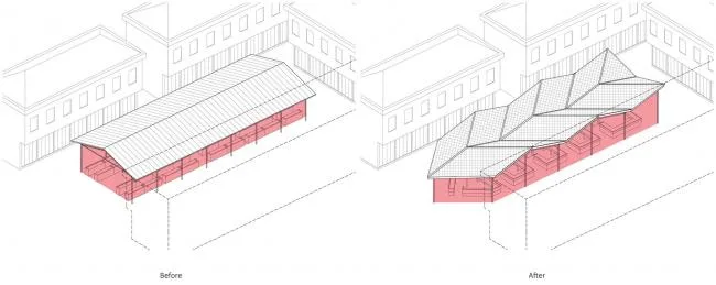 BIM Architecture | Xiafu Village Farmers' Market/Architectural Firm