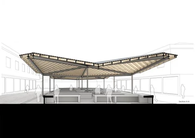 BIM Architecture | Xiafu Village Farmers' Market/Architectural Firm