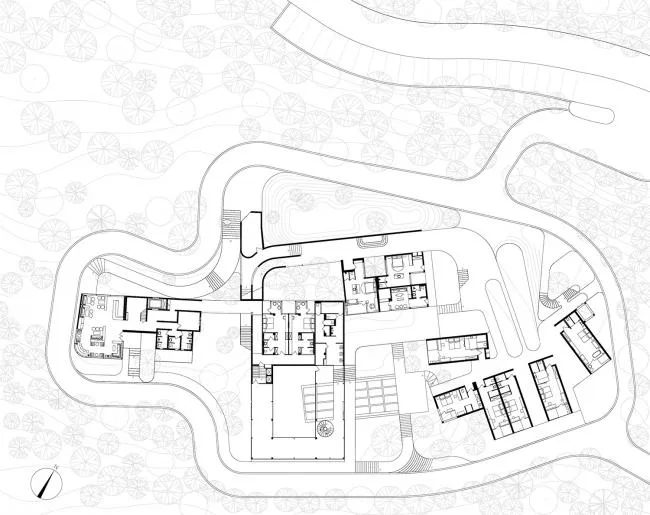 BIM Architecture | The Outline of Mountains: Chongqing Nanshan Community Residence/Linjian Design