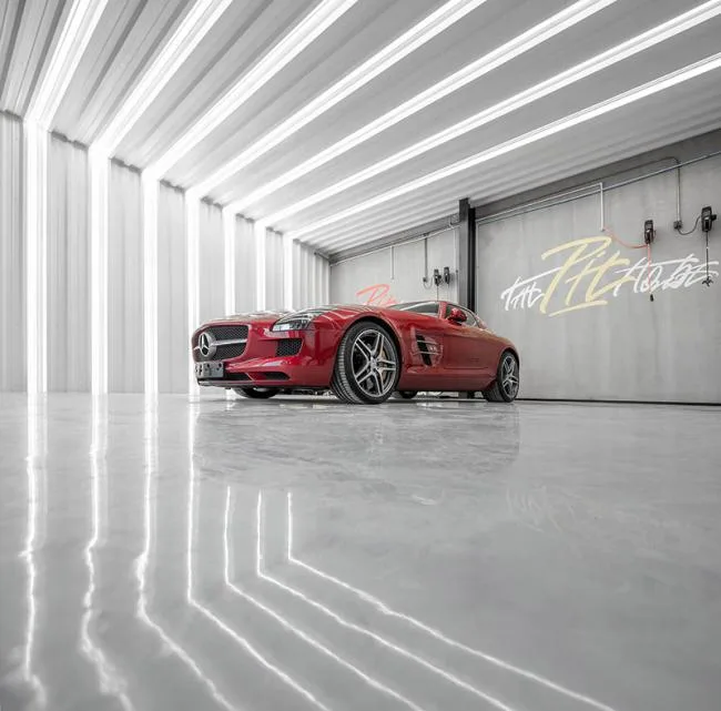 BIM Architecture | A Social Experiment for Car Enthusiasts, The Pit House Car Club/Building Up and Building Down Studio