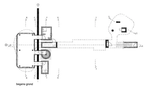 BIM Architecture | A Rebirth of Abandoned Design Years Later, a Stereoscopic Room Divided by a Giant Wall/Wall House 2