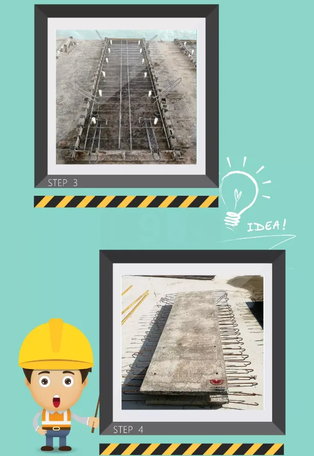 Prefabricated | Illustrated double-sided laminated panel shear wall structure