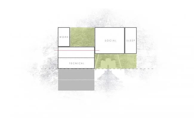 BIM Architecture | Extended Scenery, Tranquil Home/DRK. Architects