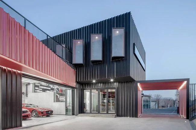 BIM Architecture | A Social Experiment for Car Enthusiasts, The Pit House Car Club/Building Up and Building Down Studio