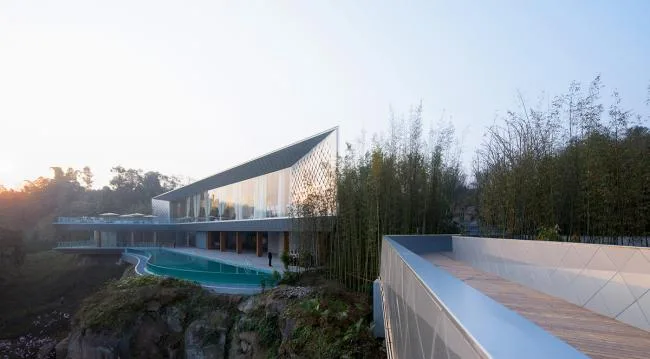 BIM Architecture | Cliff Top, Grid Space - Chongqing Yulin Mansion Art Center/Chengzhi Design