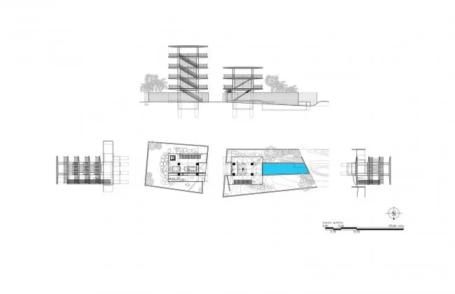 BIM Architecture | Domino House overlooking the sea/Taller de Arquitectura X/Alberto Kalach