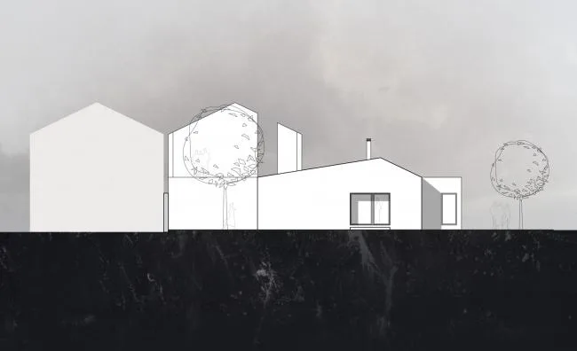 BIM Architecture | Extended Scenery, Tranquil Home/DRK. Architects