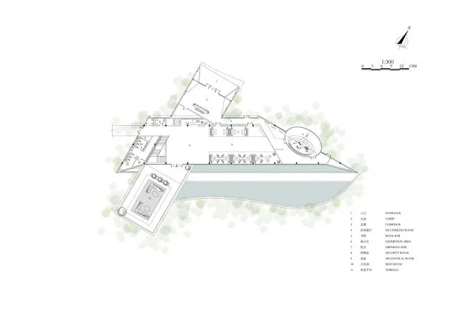 BIM Architecture | Cliff Top, Grid Space - Chongqing Yulin Mansion Art Center/Chengzhi Design