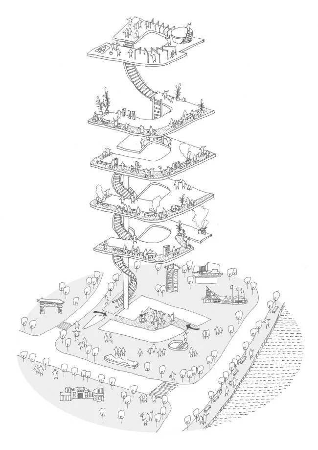 BIM Architecture | Ershawen Cube: A Vertical Street Art Museum/Gate Building