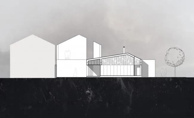 BIM Architecture | Extended Scenery, Tranquil Home/DRK. Architects