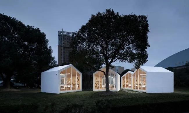 BIM Architecture | 80 ㎡ Campus Grass Map Library/Yuan Architects
