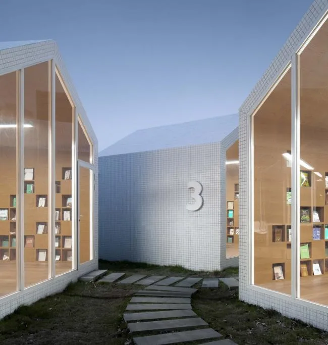 BIM Architecture | 80 ㎡ Campus Grass Map Library/Yuan Architects
