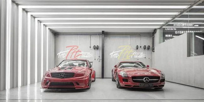 BIM Architecture | A Social Experiment for Car Enthusiasts, The Pit House Car Club/Building Up and Building Down Studio