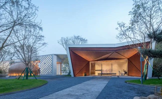 BIM Architecture | Cliff Top, Grid Space - Chongqing Yulin Mansion Art Center/Chengzhi Design