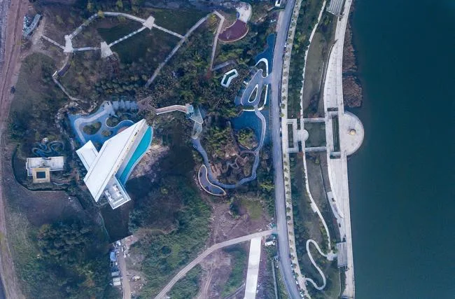 BIM Architecture | Cliff Top, Grid Space - Chongqing Yulin Mansion Art Center/Chengzhi Design