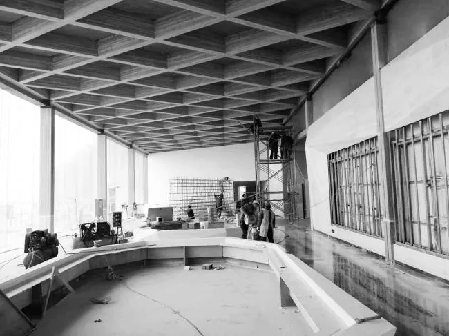 BIM Architecture | Cliff Top, Grid Space - Chongqing Yulin Mansion Art Center/Chengzhi Design
