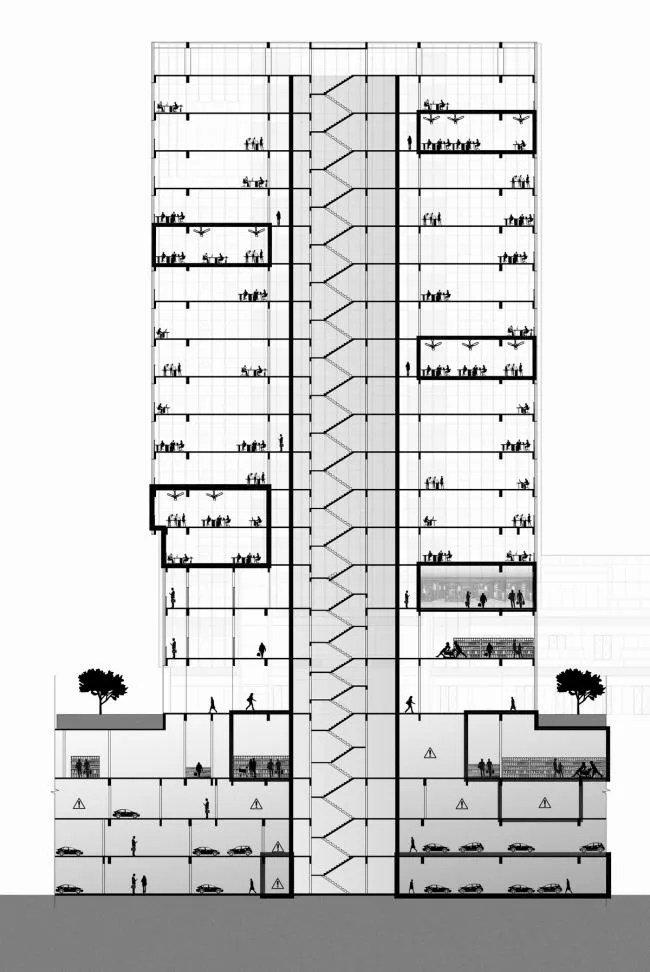 BIM Architecture | Activity Space System - Chengdu Changxin Qingyang Wanhe Middle/Chengzhi Design