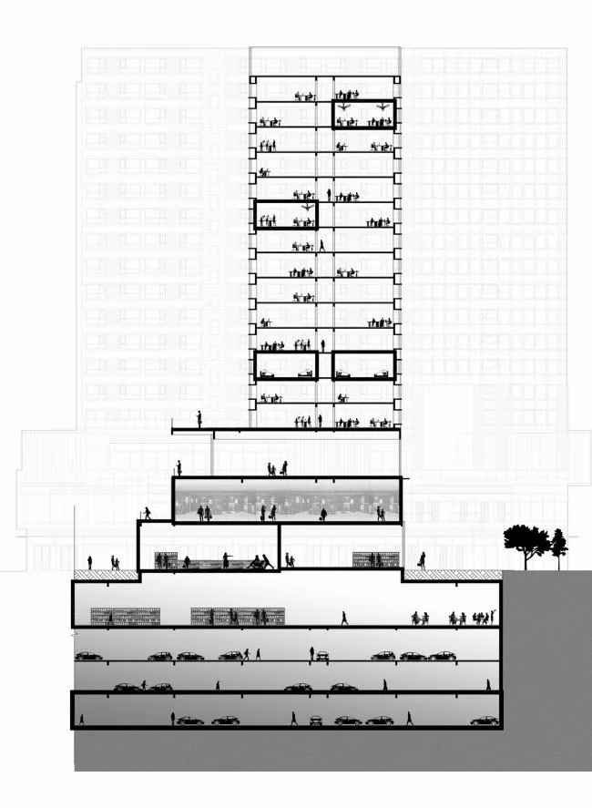 BIM Architecture | Activity Space System - Chengdu Changxin Qingyang Wanhe Middle/Chengzhi Design