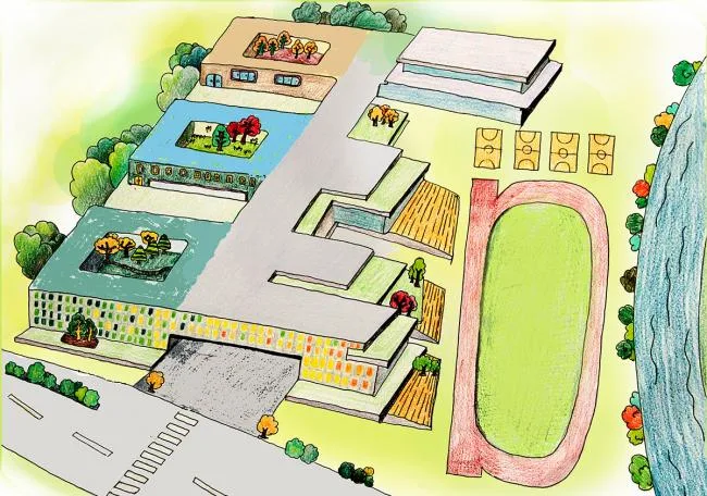 BIM Architecture | Vertical Academy - Design of Gusu Science and Technology City Experimental Primary School/Dazheng+Zhizheng Architectural Firm