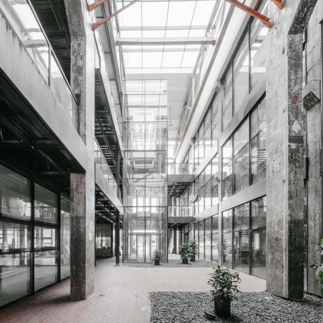 BIM Architecture | Plain Porcelain Tiles, Curve Drawing, Shanghai Shenyao Art Center (Phase I)/Liu Yuyang Architecture Firm