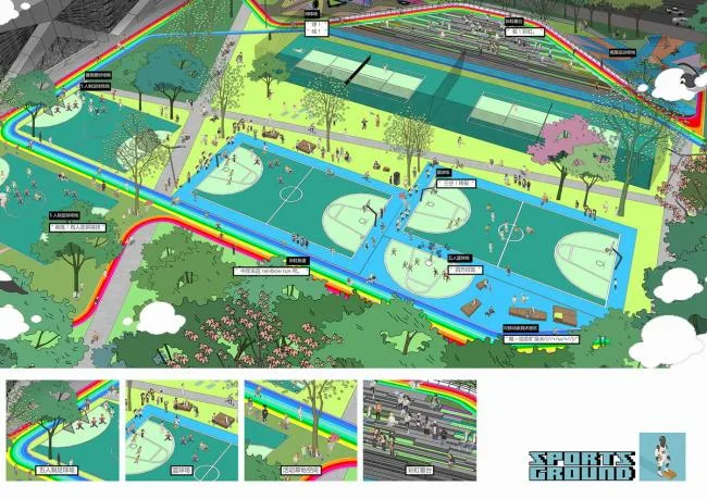 BIM Architecture | Dynamic Energy Box: Yangzhou Southern New City Sports Park/Botao Design