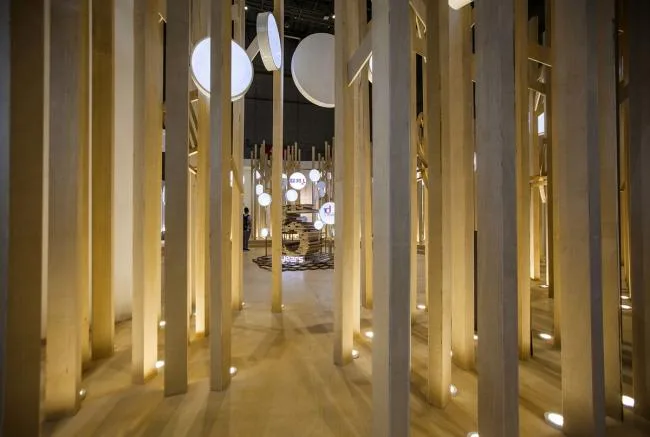 BIM Architecture | Creative Natural Space Composed of Furniture -2018 DDS Exhibition/TOWO Meeting Design