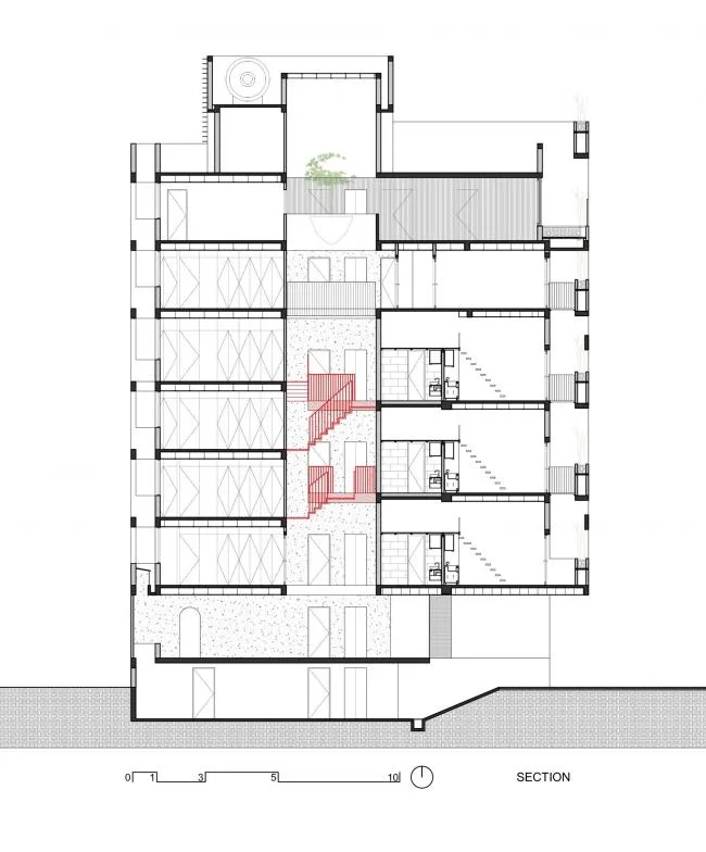 BIM Architecture | Vertical Flower Garden Room Smiling in the Wind/H2